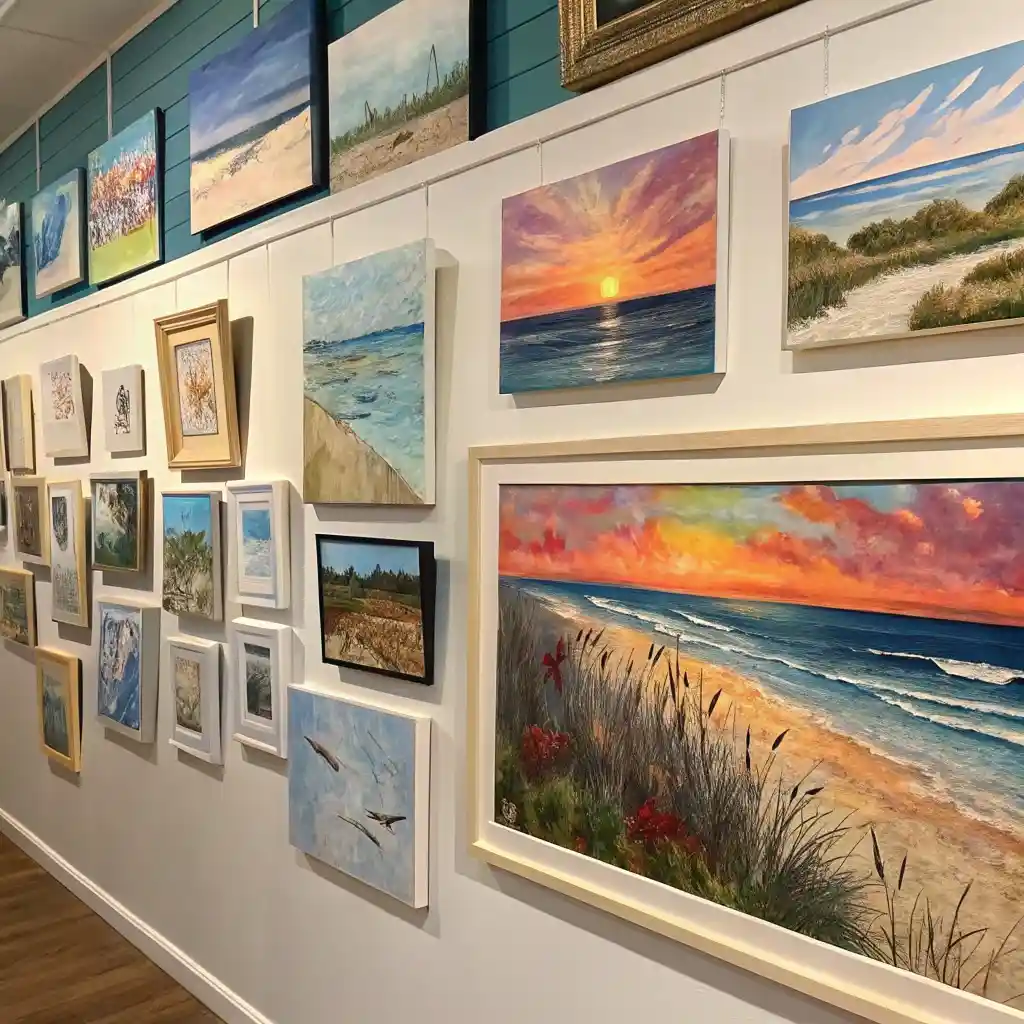 Gallery of contemporary beach wall art