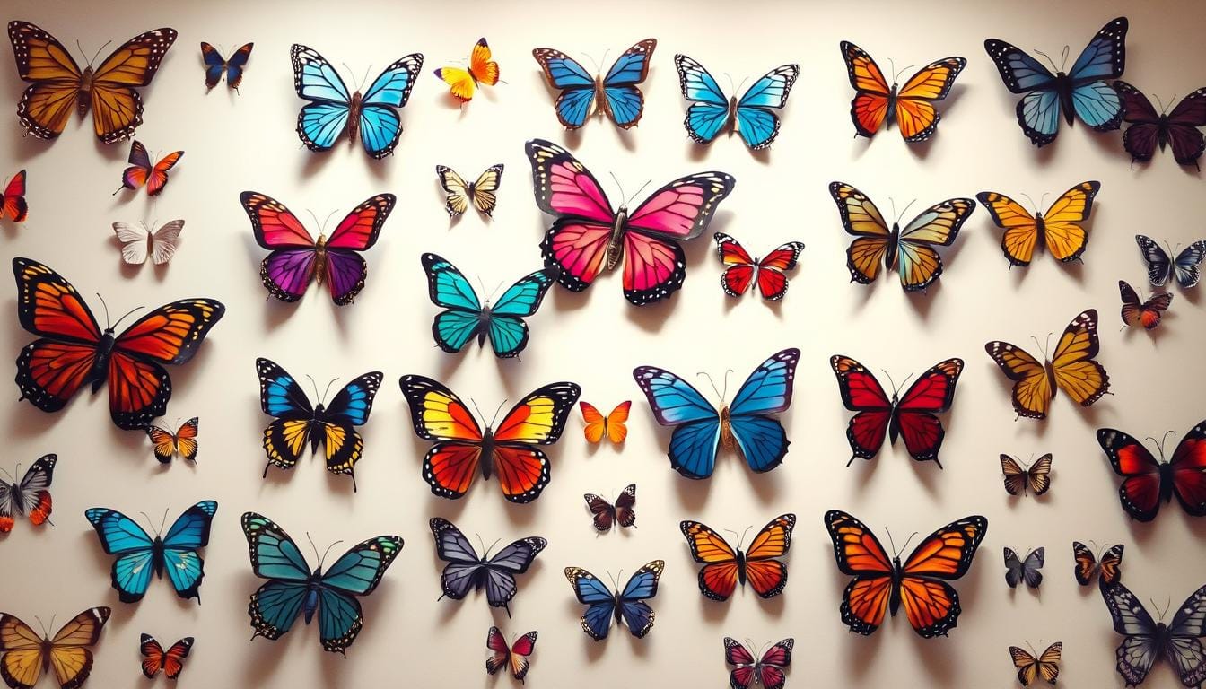 Butterfly Wall Decor  Violet