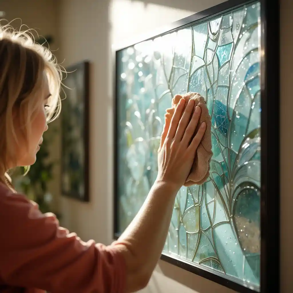 Cleaning glass wall art panel—Why Glass Wall Art is the Perfect Gift
