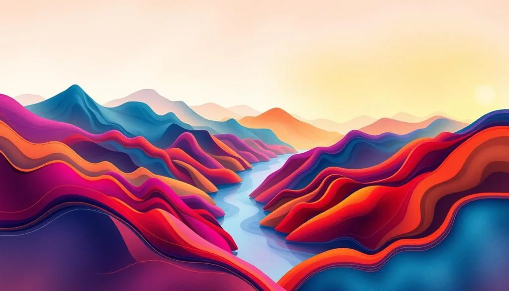 abstract landscape painting abstract landscape painting