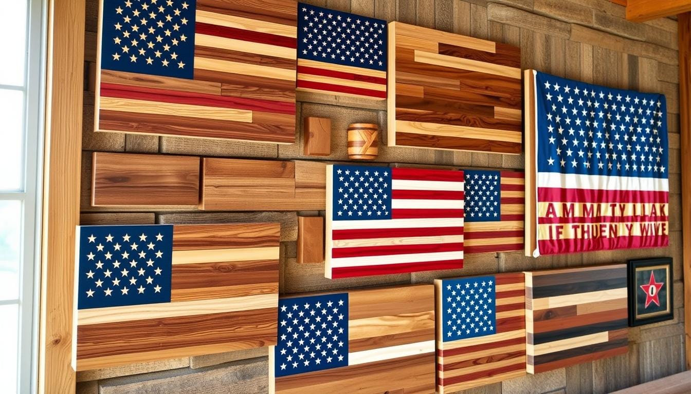 10 Stunning Wooden American Flag Wall Art Ideas For Your Home