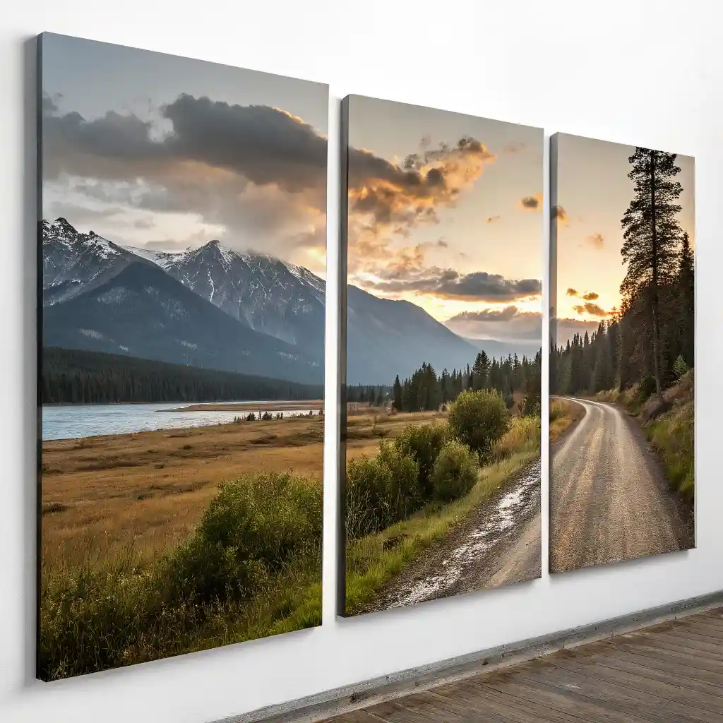 2025 trends in modern art wall decor including bold colors and digital pieces