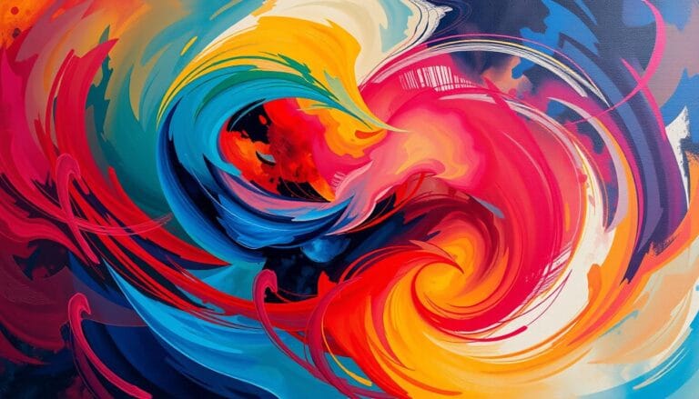 what is an abstract art painting