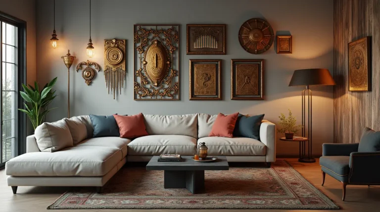 vintage metal wall art