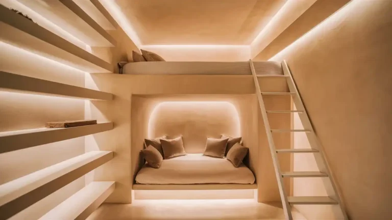 Small Bedroom Ideas – Smart Layout with Loft Bed and Minimalist Decor