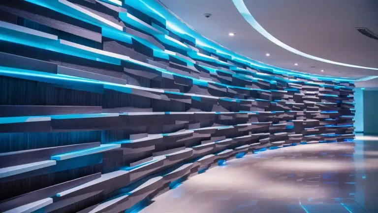 Modern 3D Wall Art installation elevating a contemporary interior