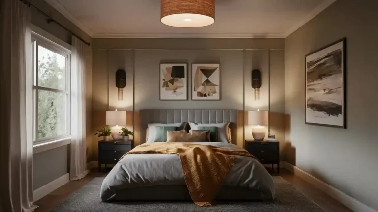 Modern bedroom with cozy layered bedding and minimal decor - Bedroom Ideas