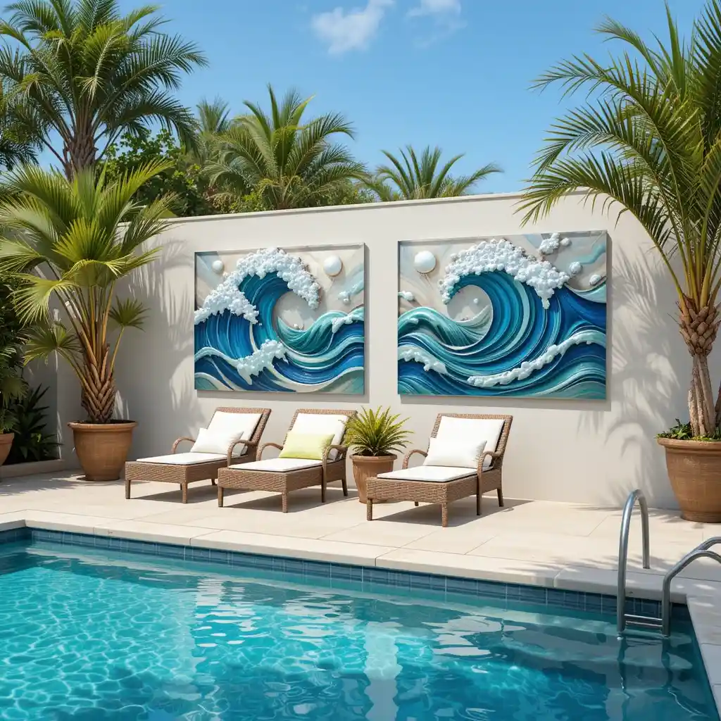 Nautical Bathroom & Office Beach Art