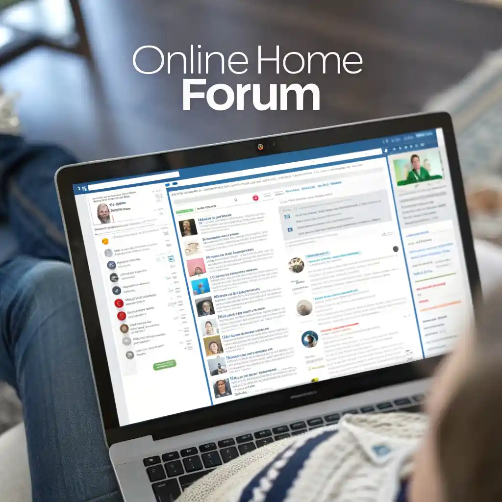 Homeowners sharing repainting stories and advice on a forum