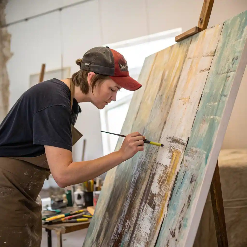 How to Make a Vintage Wall Art Step-by-step instructions for making vintage wall art