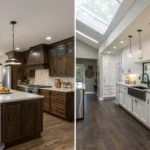 before and after kitchen remodels